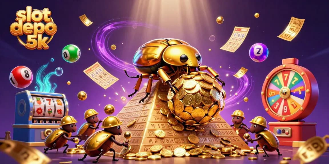 Menangkan jackpot di slot depo 5k dengan permainan slot yang menguntungkan dan deposit rendah.