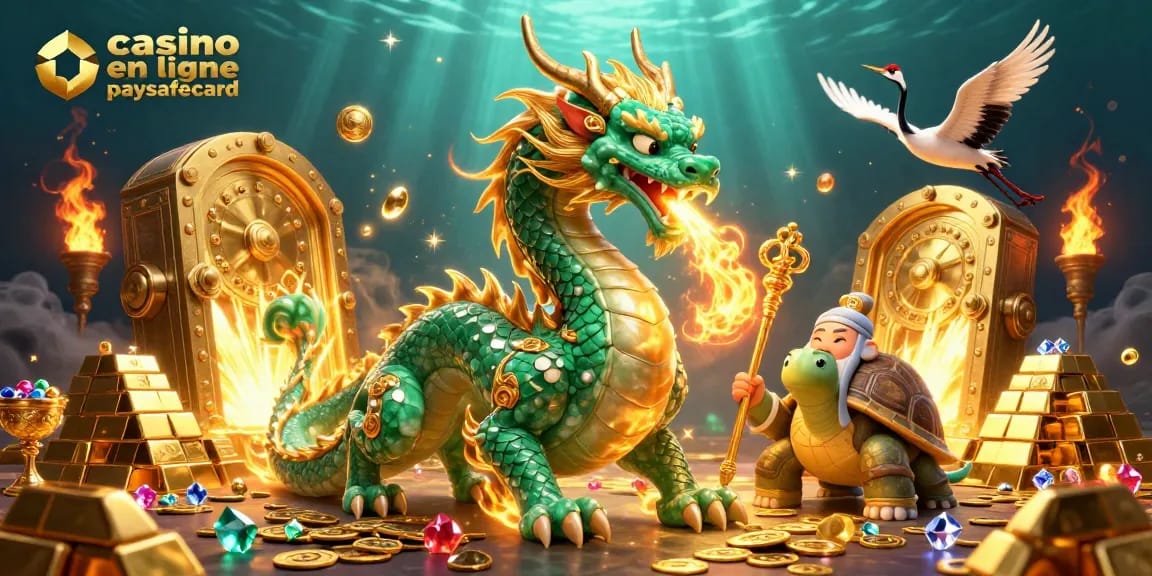 Explorez les richesses des jeux avec le casino en ligne paysafecard, dragons et trésors.