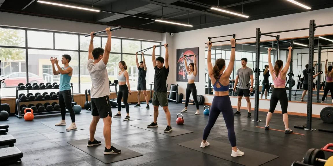 Engaged fitness community at Akra Labs Steroidshop gym, showcasing energy and diversity.