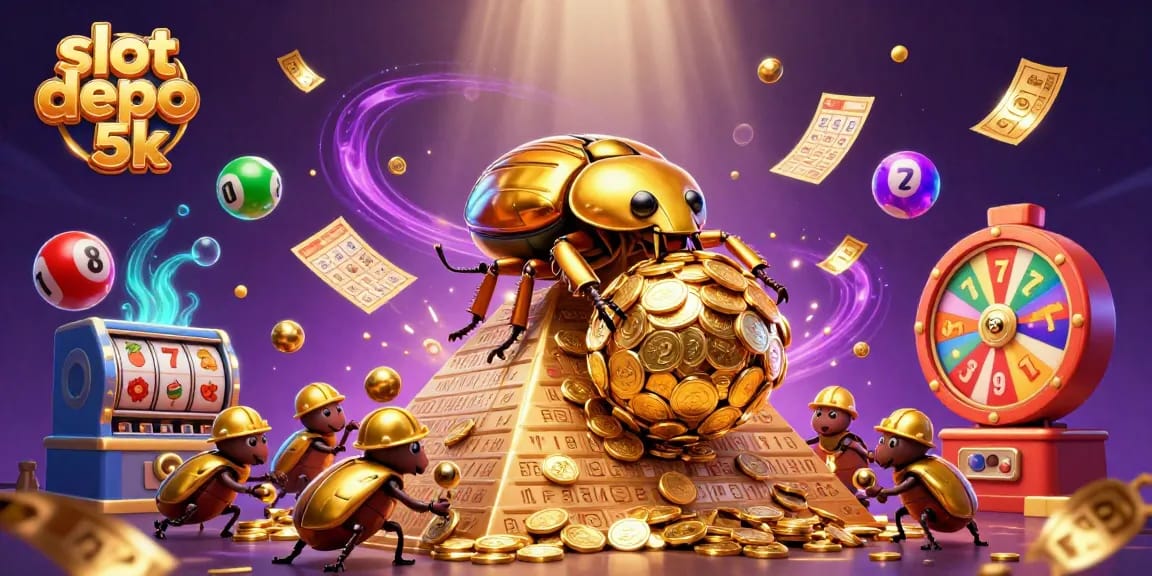 Menangkan jackpot di slot depo 5k dengan permainan slot yang menguntungkan dan deposit rendah.