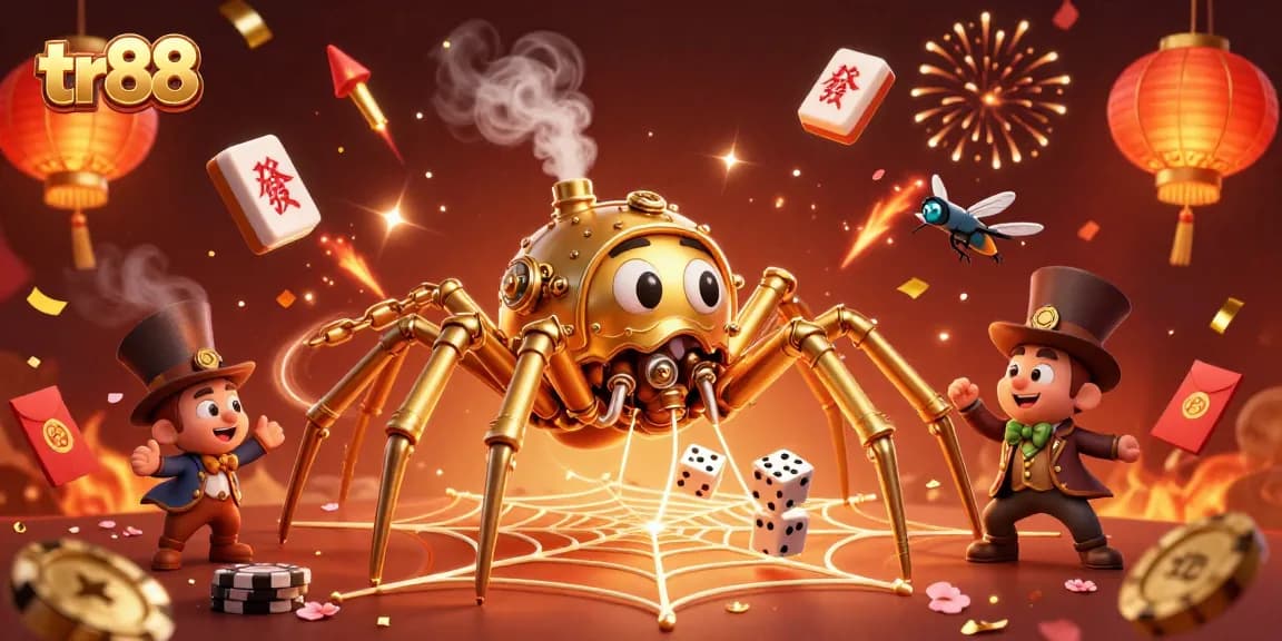 Engage with tr88's thrilling casino universe through a whimsical steampunk scene.