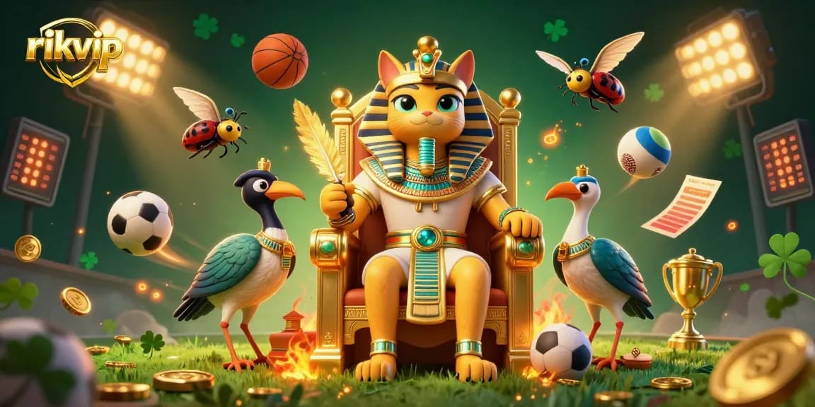 Experience the excitement of RIKVIP with vibrant gaming elements in a thrilling casino adventure.