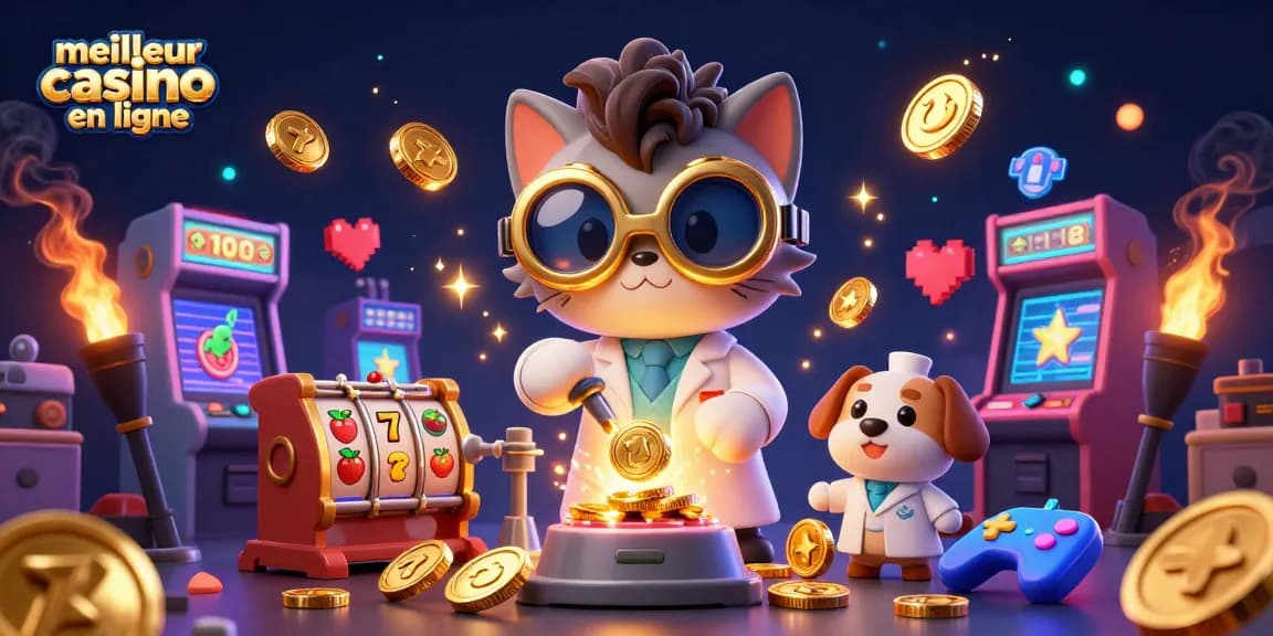 Vivez l'expérience du meilleur casino en ligne avec des machines à sous colorées et des personnages animés captivants.