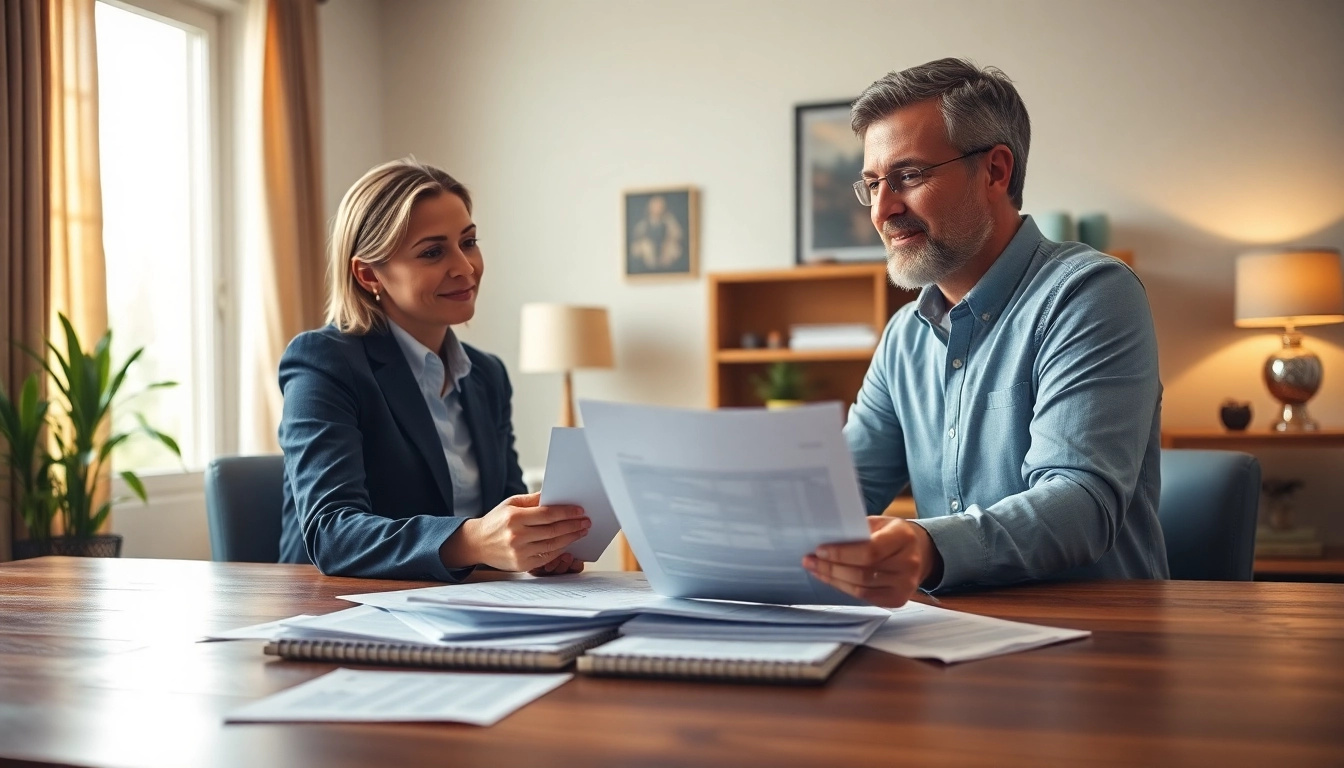 Discover how alimony is calculated in NY through a couple discussing financial documents in a cozy setting.