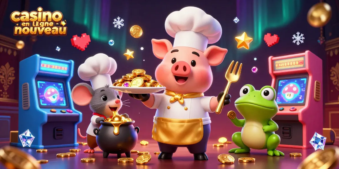 Découvrez un chef préparant de l’or et d'avantages sur un casino en ligne nouveau