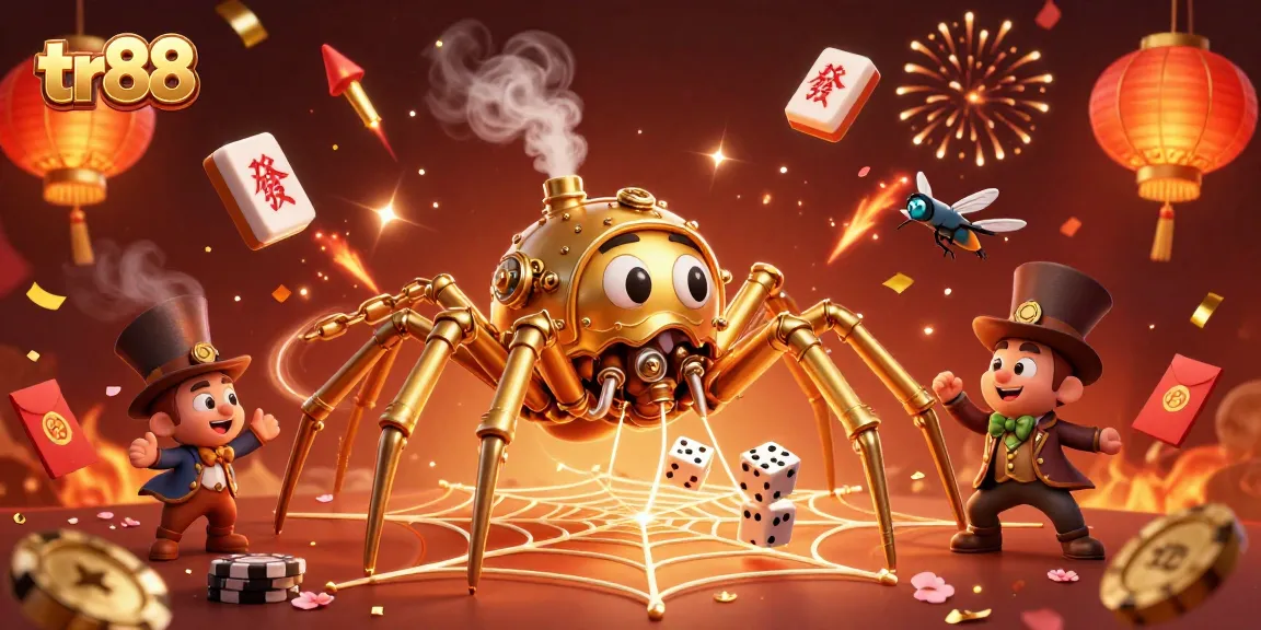 Engage with tr88's thrilling casino universe through a whimsical steampunk scene.