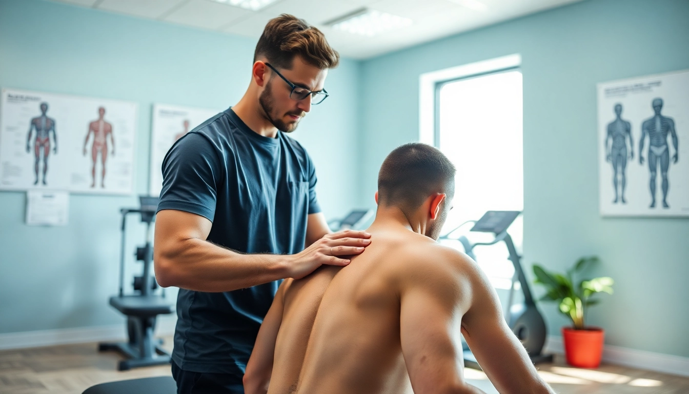 Best sports chiropractor in St. Albert AB providing expert treatment to an athlete in a professional setting.