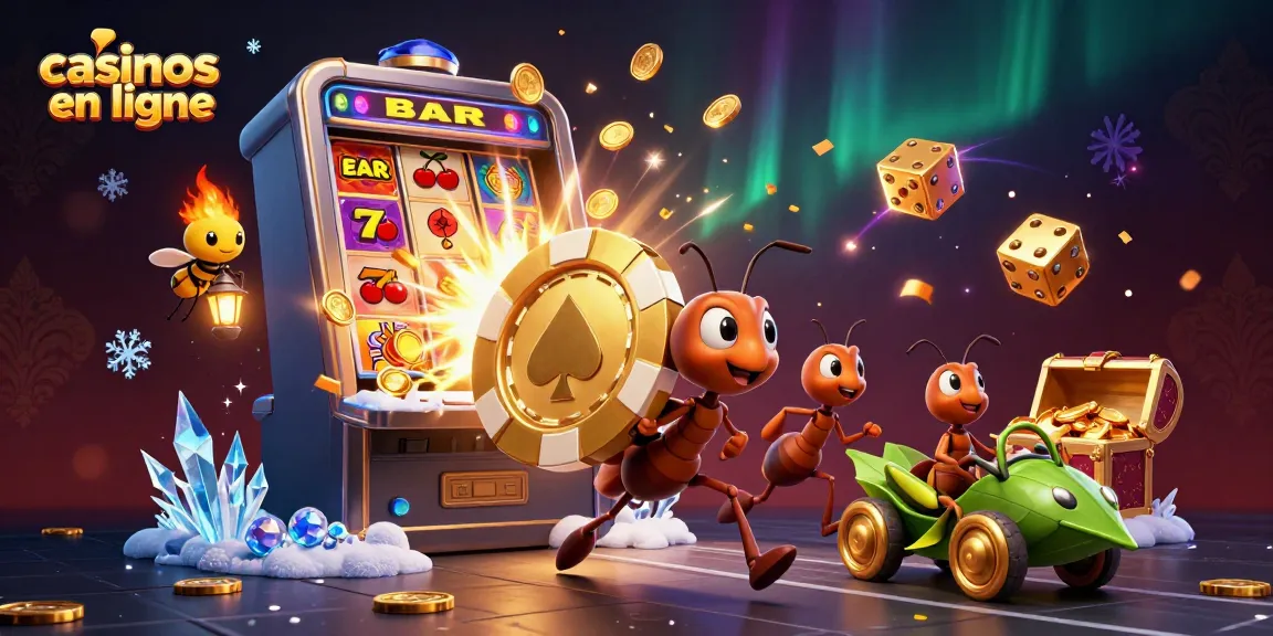 Les casinos en ligne célèbrent le succès des fourmis en train de voler le jeton en or avec une aventure palpitante.