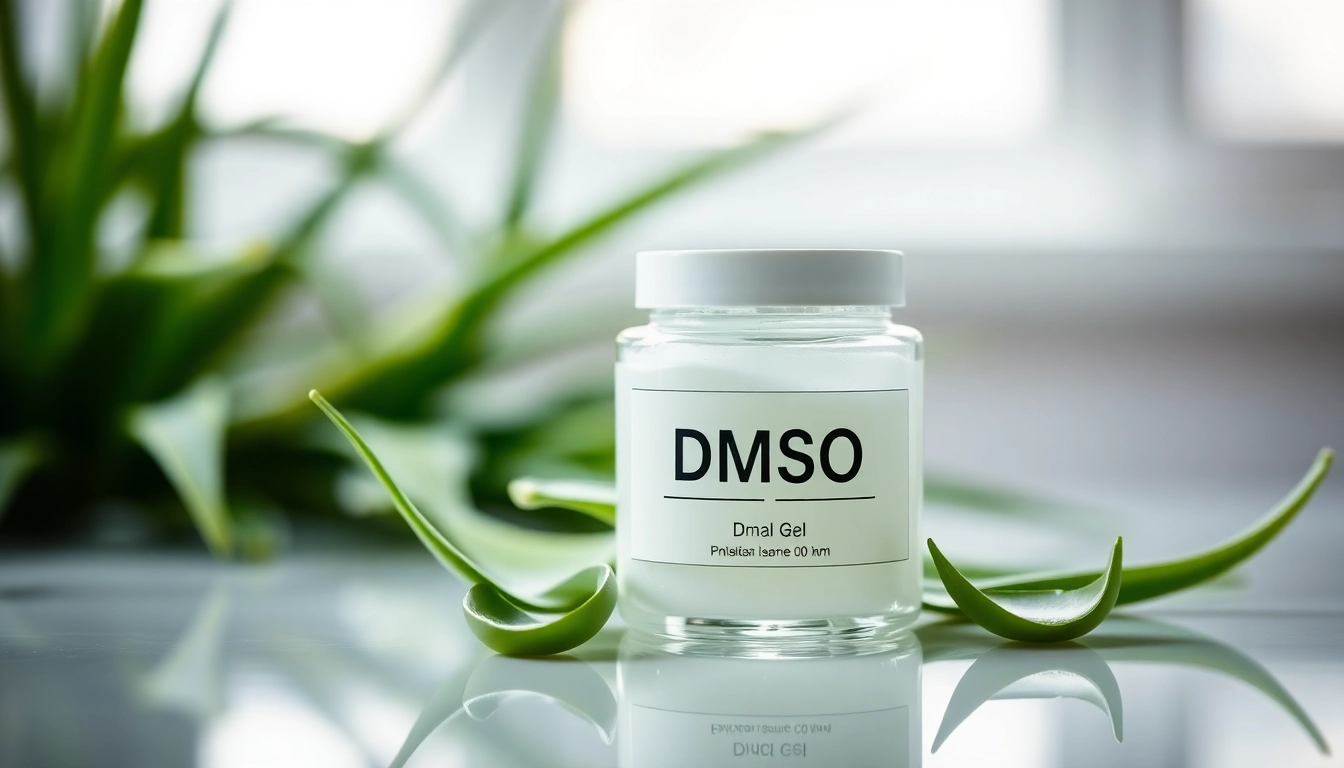 Showcasing dmso gel in a jar highlighting its smooth texture and natural ingredients.