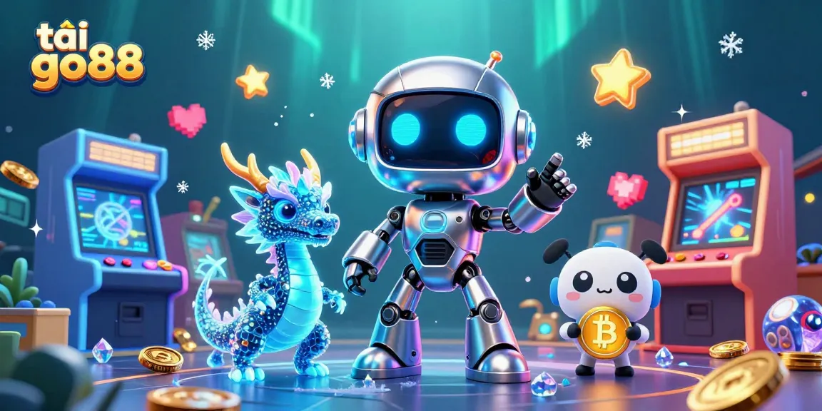 Engage in the vibrant world of tải go88 with a cyberpunk-themed casino illustration capturing the excitement and dynamics of gaming.