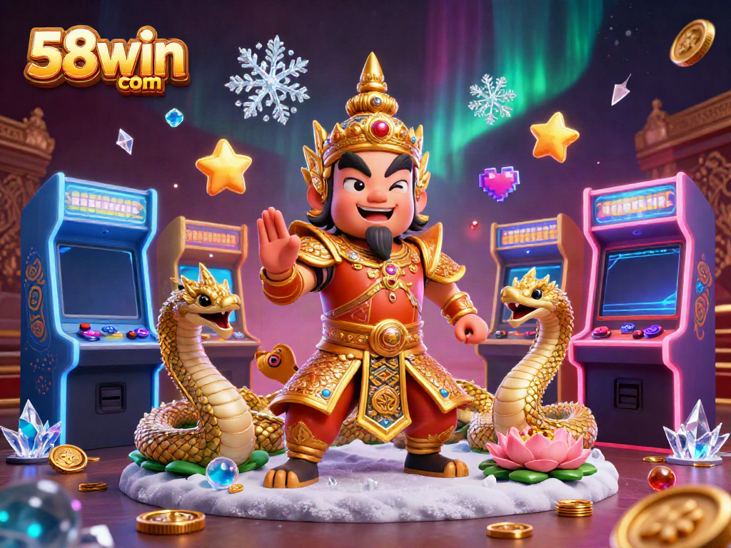 Engage in thrilling games at 58win com with a vibrant casino scene filled with charm and action.