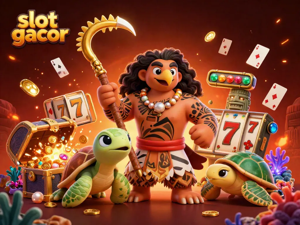 Spin your luck with slot gacor in a vibrant, dynamic casino adventure featuring treasures and energy.