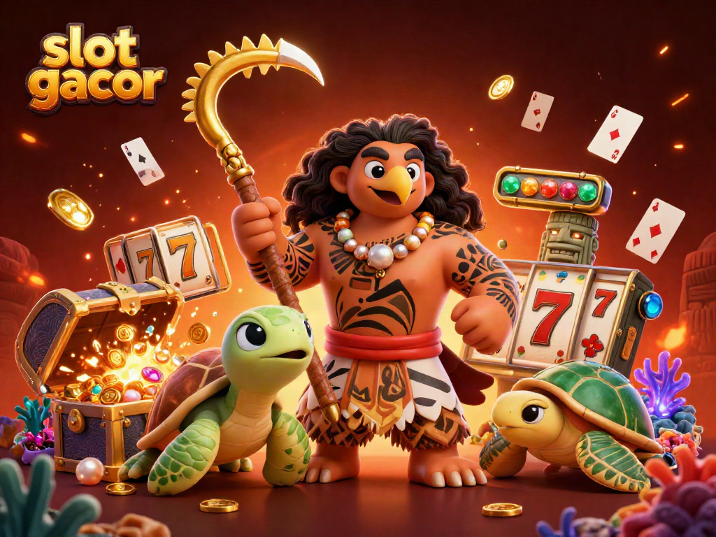 Spin your luck with slot gacor in a vibrant, dynamic casino adventure featuring treasures and energy.