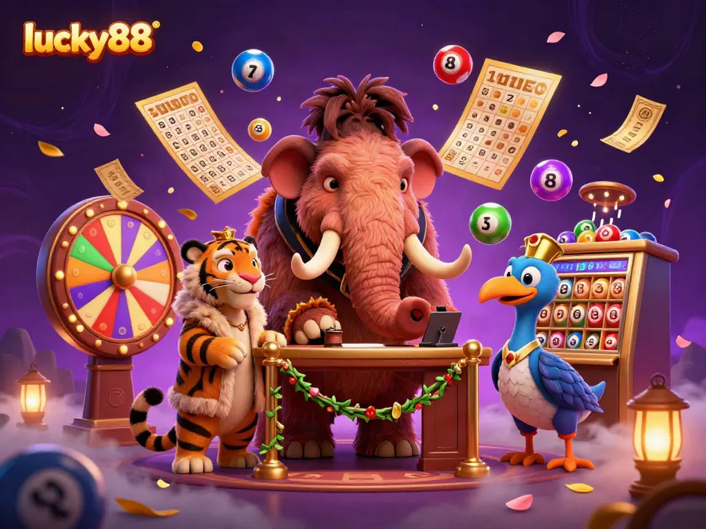 Experience the dynamic atmosphere of lucky88 with engaging casino characters and vibrant game elements.