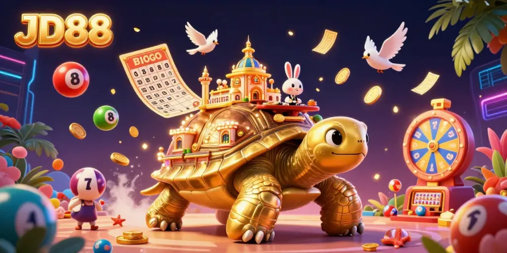 Experience the exciting world of JD88 as golden tortoise delivers thrilling casino action.