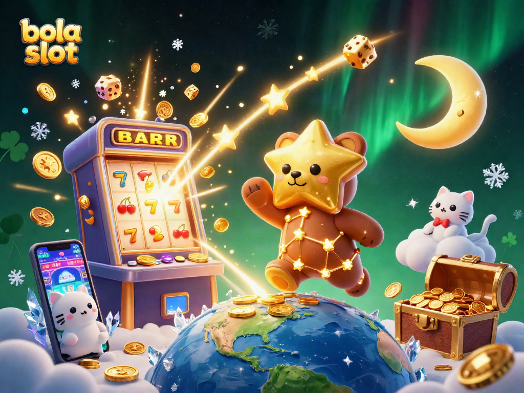 Experience the excitement of bola slot with dynamic 3D characters and dazzling casino elements.