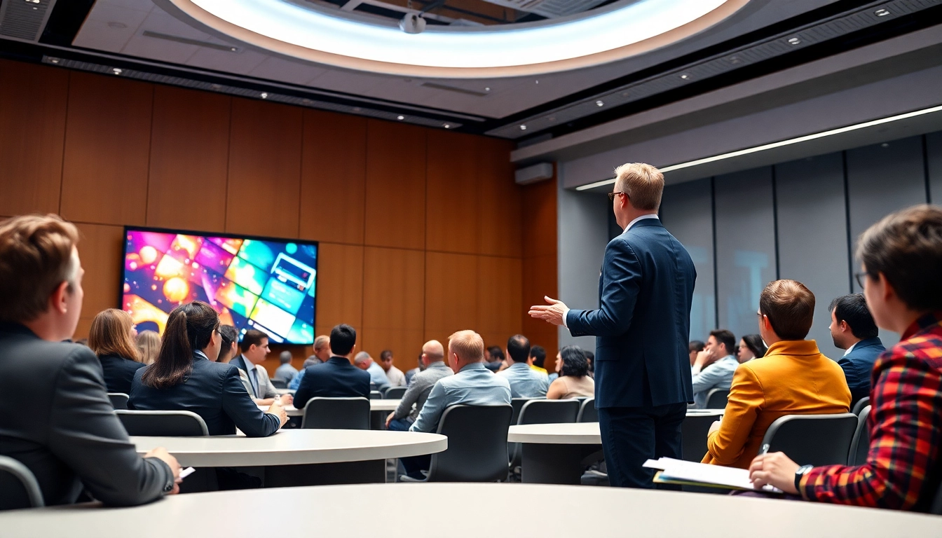 Enhance your Presentation Skills Training with engaging visuals and an attentive audience.