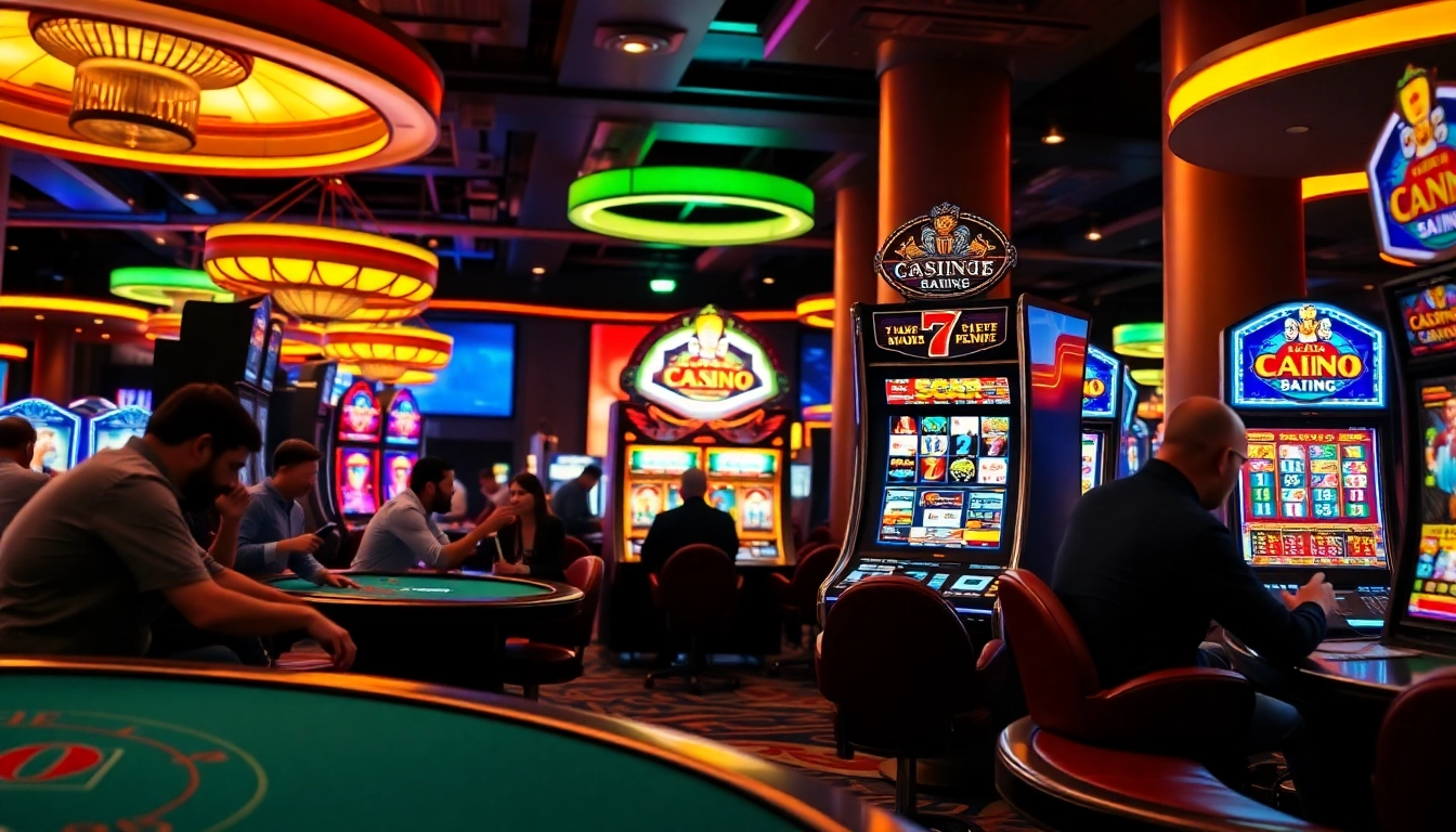 Menangkan jackpot saat bermain ora78 di mesin slot berwarna-warni di kasino.