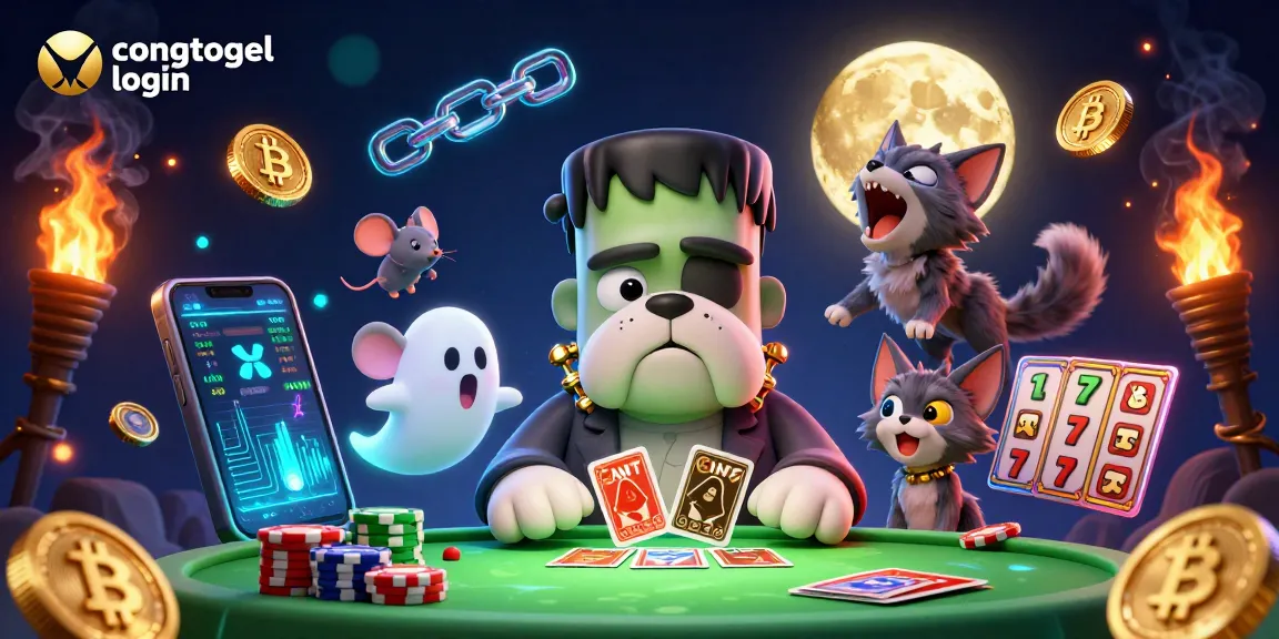 Engage with congtogel login on a vibrant, detailed casino scene with unique characters and dynamic gaming elements.