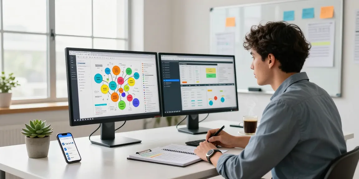 Dynamic digital marketing workspace at bryndarland.co.uk showcasing innovative strategies and analytics.