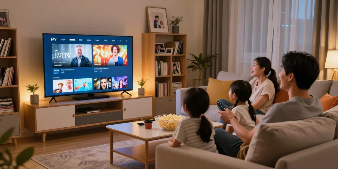 Experience the best IPTV subscription USA 2026 with family streaming movies at home