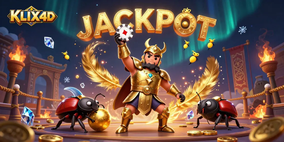 Permainan KLIX4D mempersembahkan jackpot mengesankan dengan karakter unik.