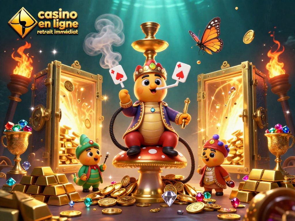 Pariez au casino en ligne retrait immédiat avec un maître caché et des trésors étincelants.