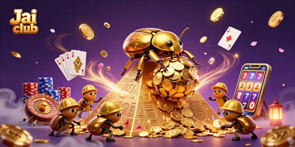 Engage in thrilling moments at Jai club with dynamic casino action featuring vibrant golden coins and symbols.