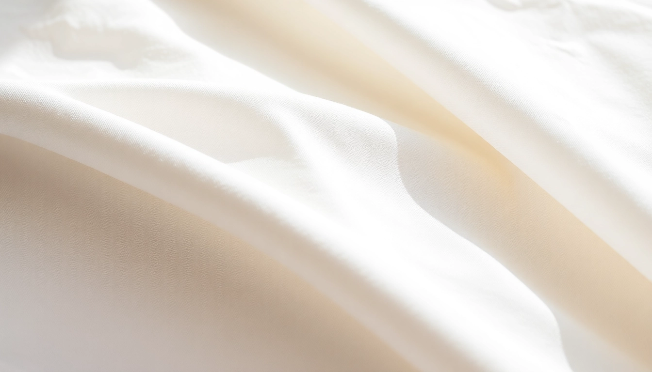Wat is percale katoen, showcasing its smooth texture and fine weave in a bright and inviting setting.