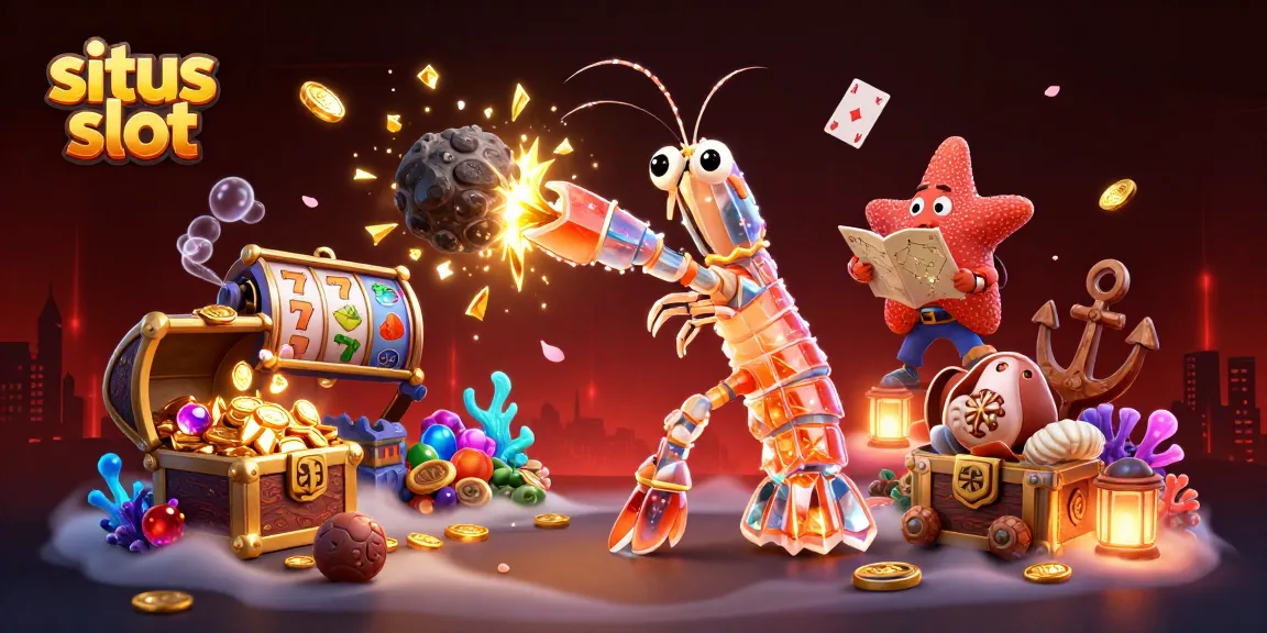 Engage in thrilling situs slot adventures with galactic samurai and dazzling treasures, showcasing vibrant 3D art.