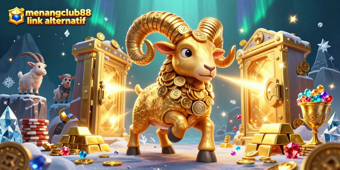 Experience majestic gaming with menangclub88 link alternatif, featuring golden treasures and exciting casino elements.