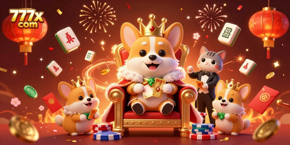 Experience thrilling wins at 777x com with vibrant casinos, royal characters, and festive game elements.