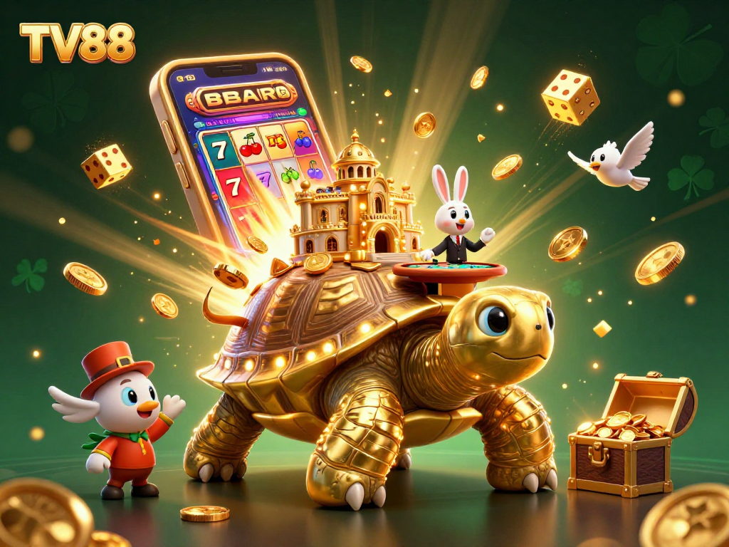 Experience exciting gaming at TV88, with vibrant characters, engaging casino elements, and rewarding scenes.