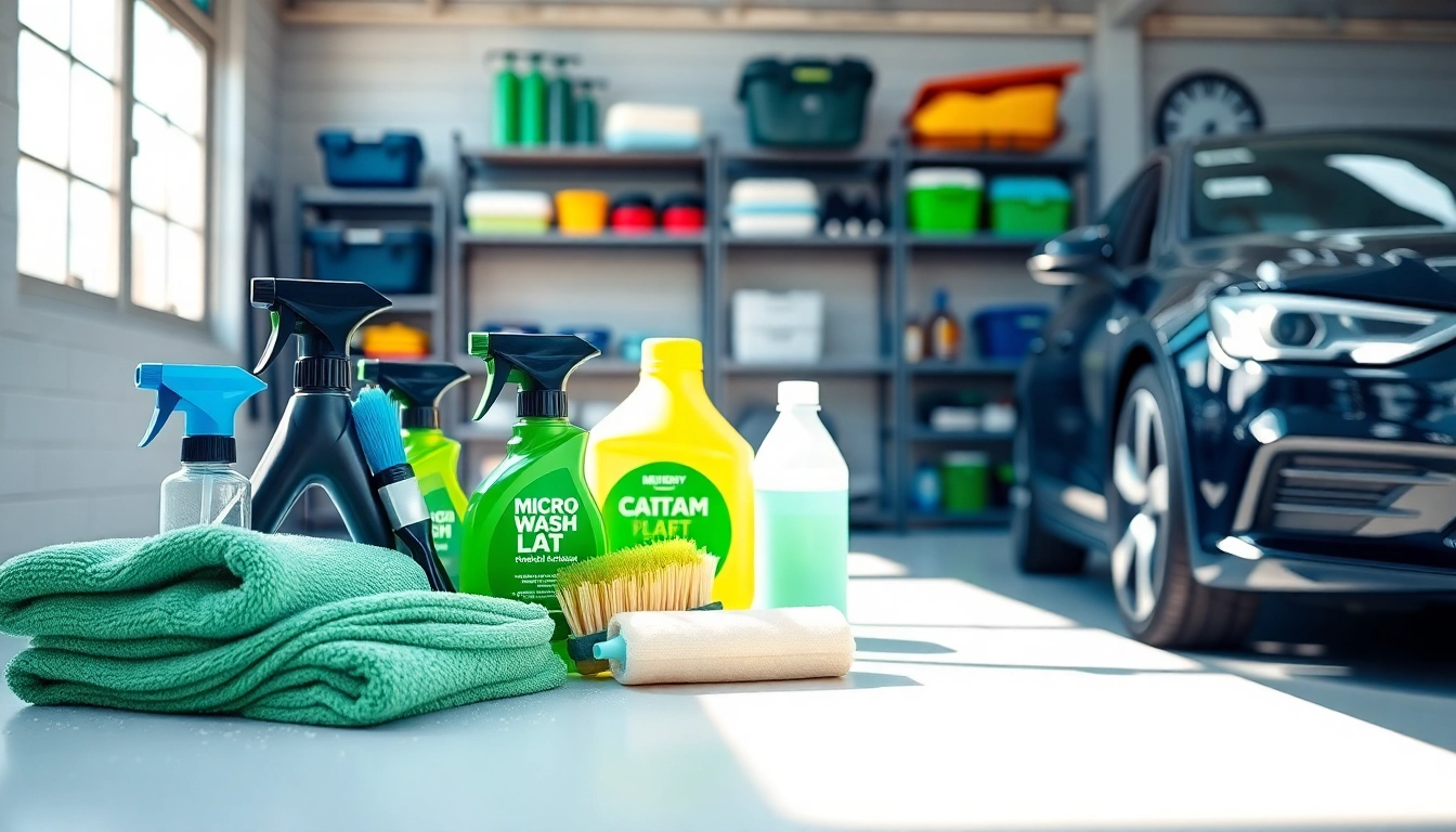 Explore a car wash kit for beginners showcasing essential cleaning tools for car enthusiasts.