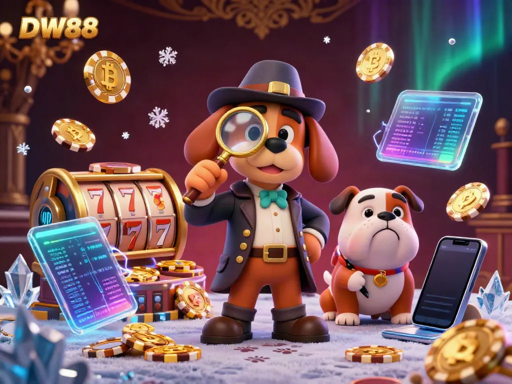 Experience thrill and excitement with DW88 as the detective uncovers poker chip clues amidst dynamic casino elements.