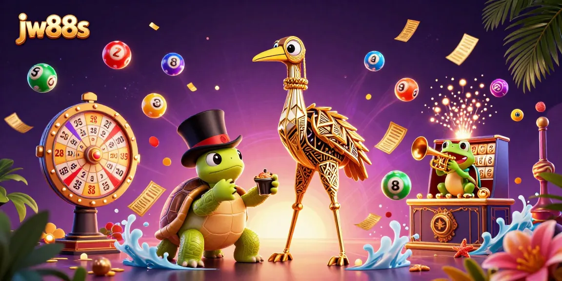 Experience thrilling adventures at jw88s with vibrant lottery balls and engaging 3D characters enhancing the fun of casino games.